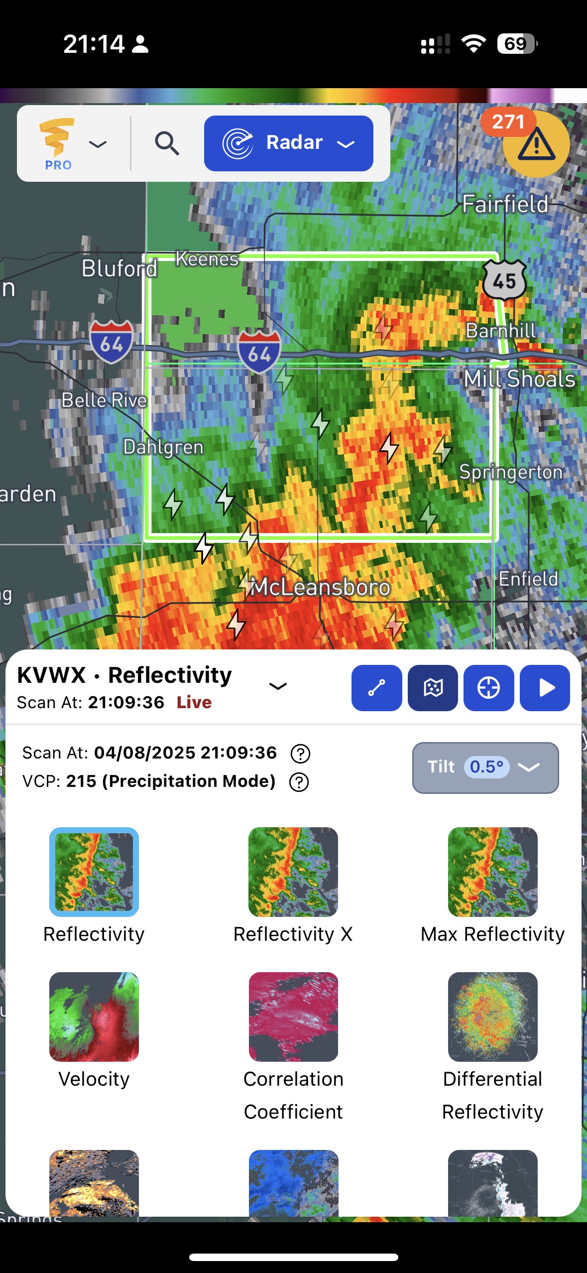 Super-Res Weather Radar